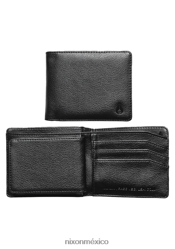 Nixon pase billetera de cuero vegano Z2VL2N550 accesorios negro