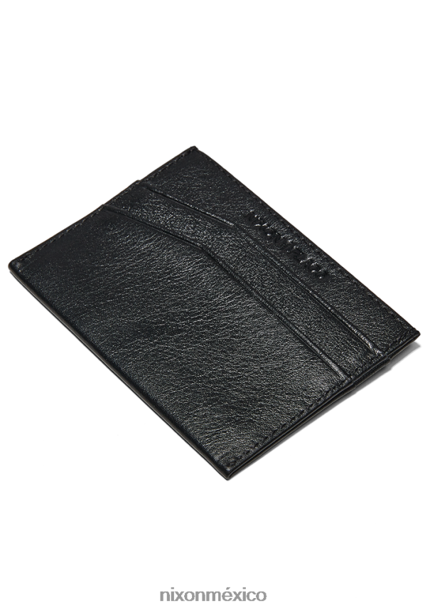 Nixon tarjetero de piel flaco Z2VL2N532 accesorios negro