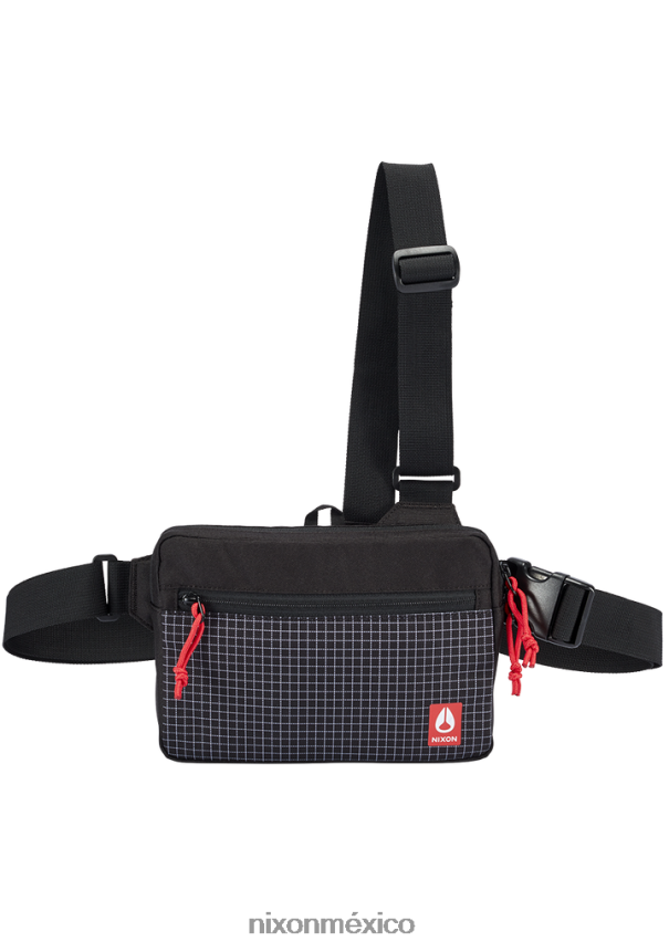 Nixon bolso bandido Z2VL2N322 accesorios negro/rojo