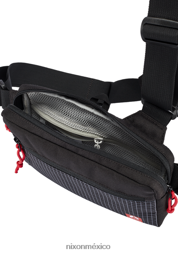 Nixon bolso bandido Z2VL2N322 accesorios negro/rojo