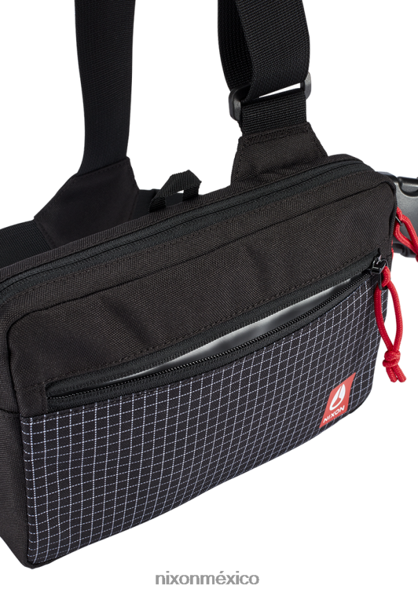 Nixon bolso bandido Z2VL2N322 accesorios negro/rojo