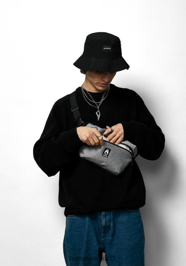 Nixon cabestrillo de viaje de un día Z2VL2N319 accesorios gris jaspeado