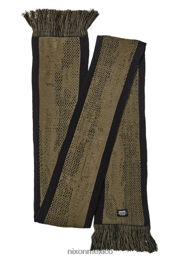 Nixon bufanda vagabunda Z2VL2N573 accesorios camuflaje de puntos oliva