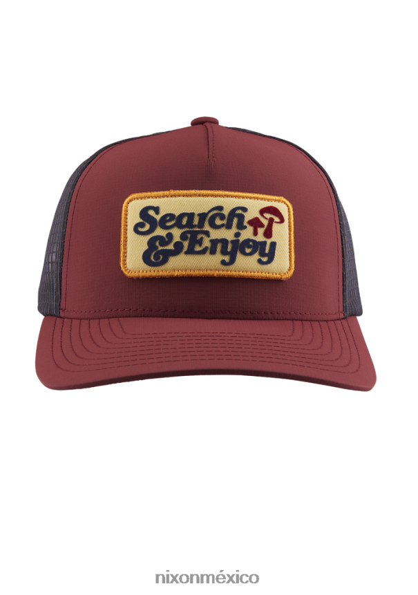 Nixon buscando camionero Z2VL2N456 accesorios burdeos/gris