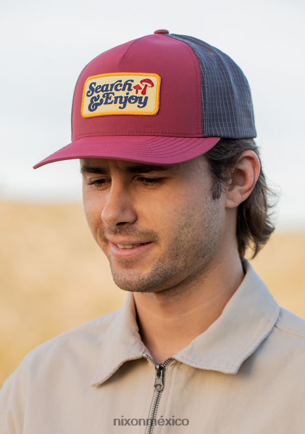 Nixon buscando camionero Z2VL2N456 accesorios burdeos/gris