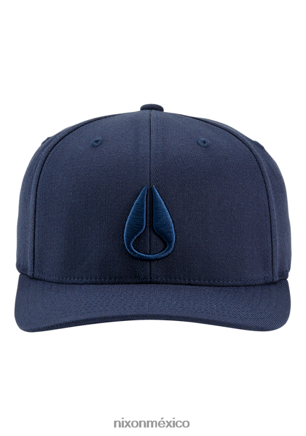 Nixon gorra de ajuste atlético flexfit profundo Z2VL2N397 accesorios toda la marina