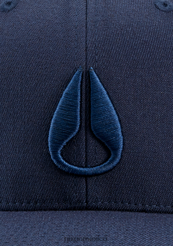 Nixon gorra de ajuste atlético flexfit profundo Z2VL2N397 accesorios toda la marina