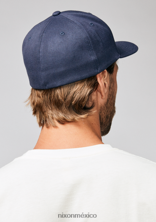 Nixon gorra de ajuste atlético flexfit profundo Z2VL2N397 accesorios toda la marina