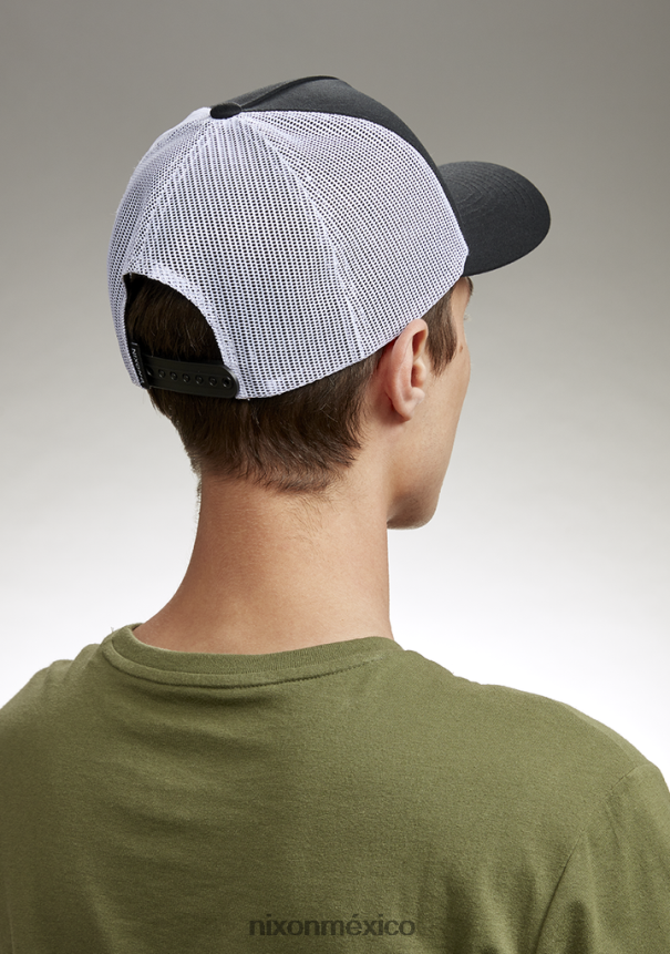 Nixon gorra de camionero con icono Z2VL2N446 accesorios blanco negro