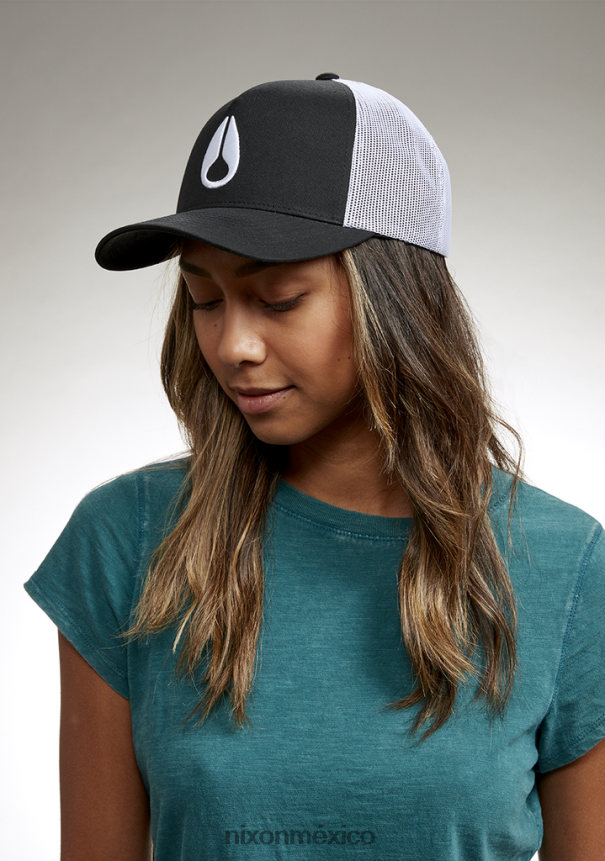 Nixon gorra de camionero con icono Z2VL2N446 accesorios blanco negro