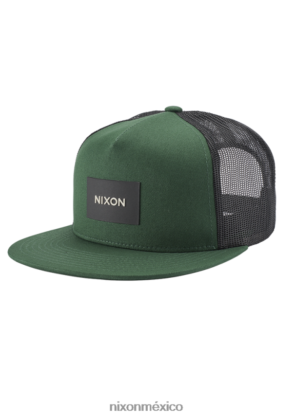 Nixon gorra de camionero del equipo Z2VL2N439 accesorios verde/negro