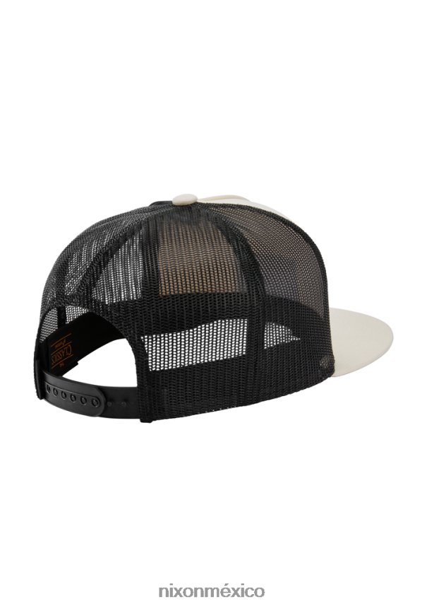 Nixon gorra de camionero del equipo Z2VL2N440 accesorios crema/negro