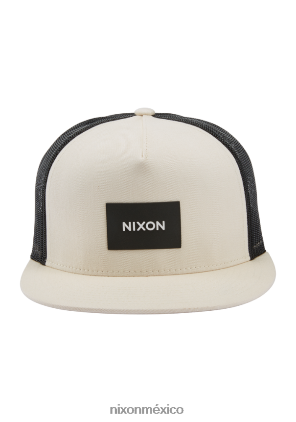 Nixon gorra de camionero del equipo Z2VL2N440 accesorios crema/negro