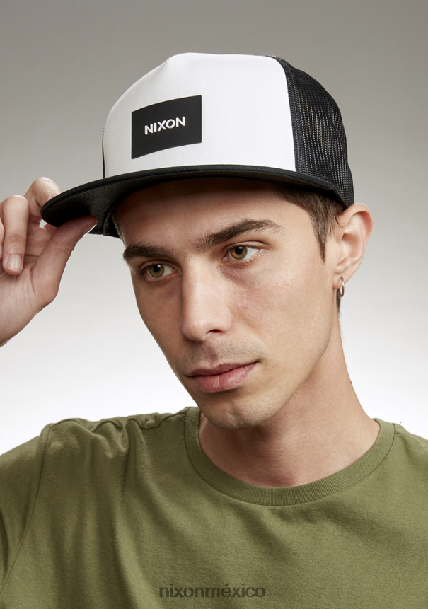 Nixon gorra de camionero del equipo Z2VL2N441 accesorios blanco negro