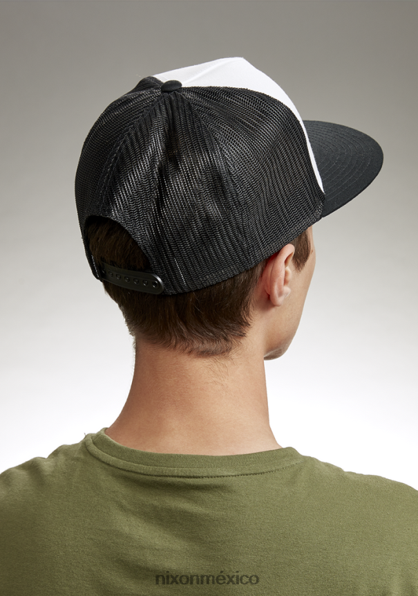 Nixon gorra de camionero del equipo Z2VL2N441 accesorios blanco negro
