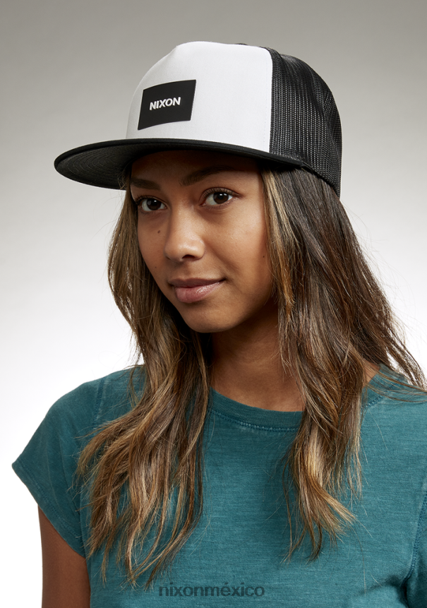 Nixon gorra de camionero del equipo Z2VL2N441 accesorios blanco negro