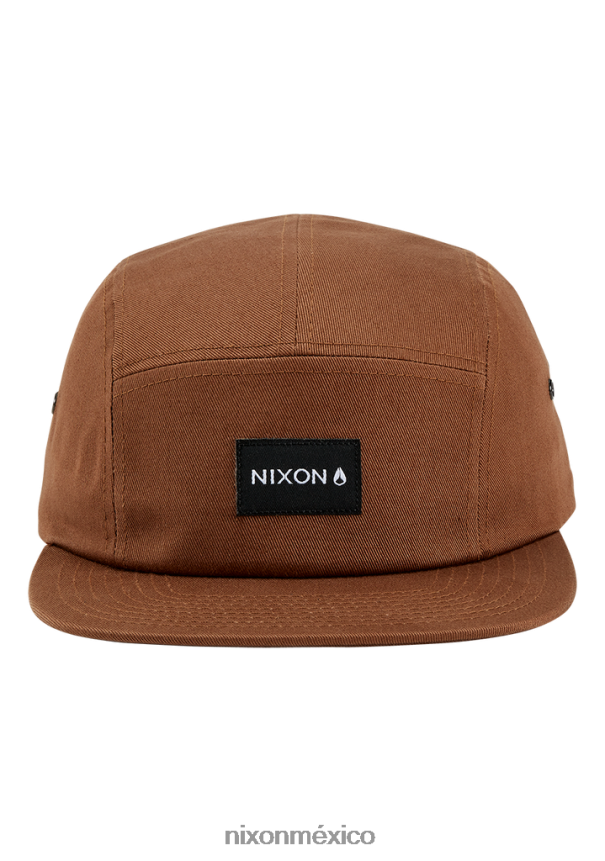 Nixon gorra mikey de 5 paneles Z2VL2N337 accesorios marrón