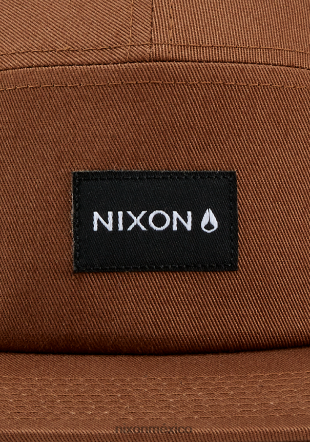 Nixon gorra mikey de 5 paneles Z2VL2N337 accesorios marrón