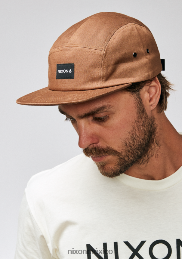 Nixon gorra mikey de 5 paneles Z2VL2N337 accesorios marrón