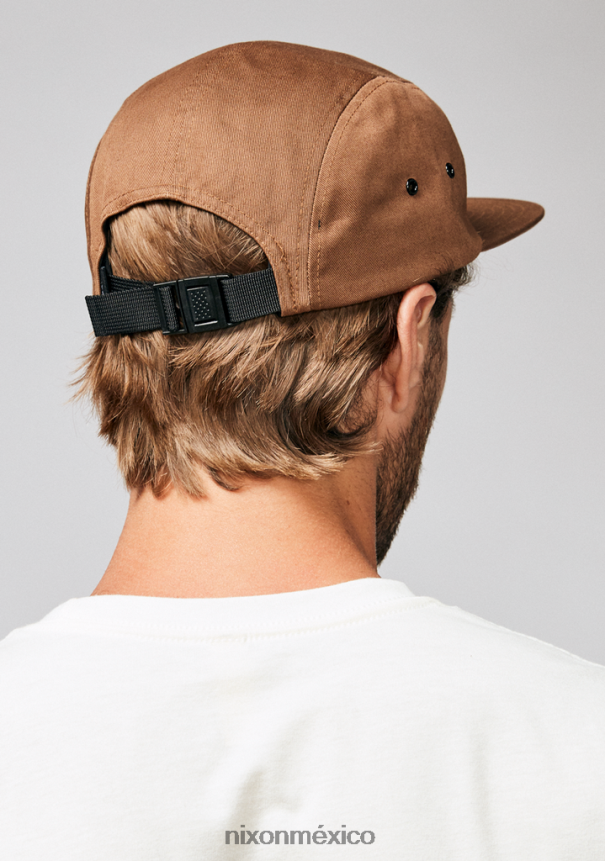 Nixon gorra mikey de 5 paneles Z2VL2N337 accesorios marrón