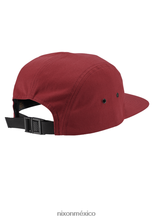 Nixon gorra mikey de 5 paneles Z2VL2N339 accesorios borgoña