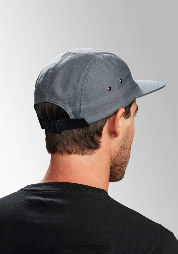 Nixon gorra mikey de 5 paneles Z2VL2N342 accesorios gris