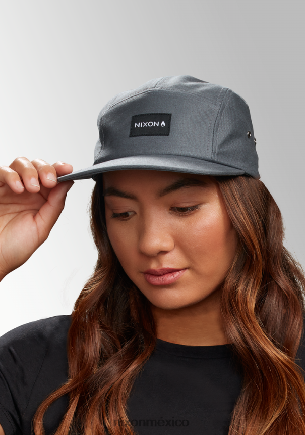 Nixon gorra mikey de 5 paneles Z2VL2N342 accesorios gris