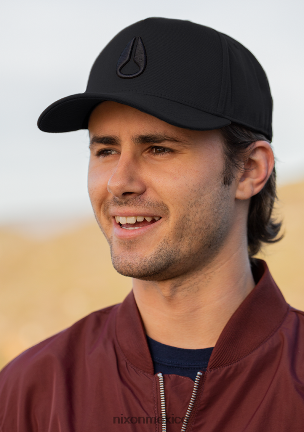 Nixon snapback atlético en el fondo Z2VL2N404 accesorios todo negro/negro