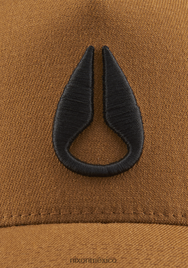 Nixon snapback atlético en el fondo Z2VL2N406 accesorios marrón/negro