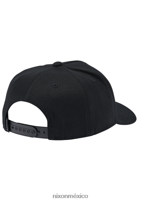 Nixon snapback atlético en el fondo Z2VL2N407 accesorios blanco negro