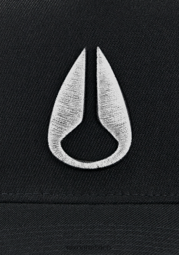 Nixon snapback atlético en el fondo Z2VL2N407 accesorios blanco negro