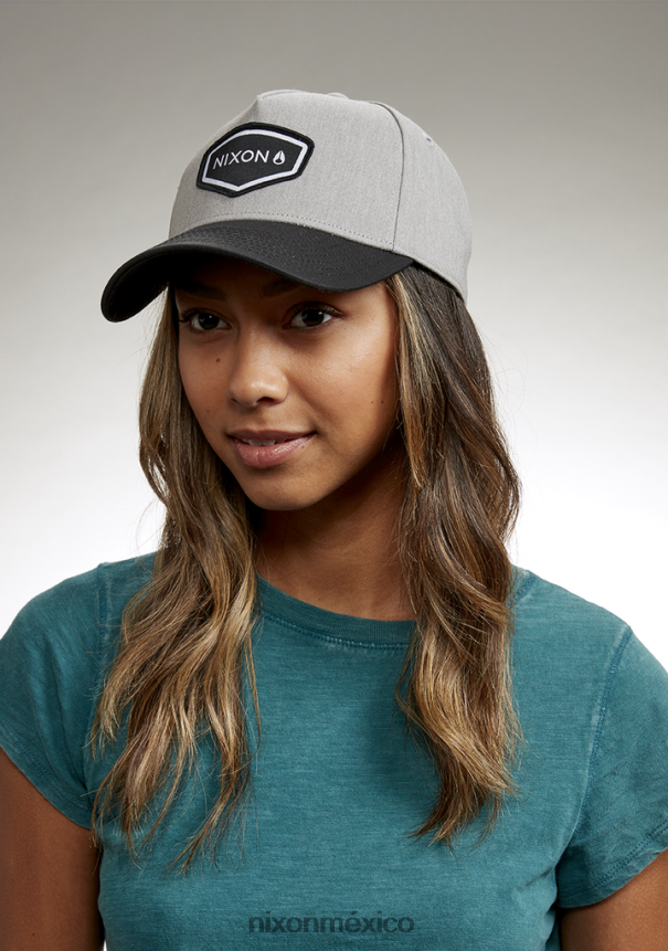 Nixon snapback vatios Z2VL2N418 accesorios gris jaspeado/negro