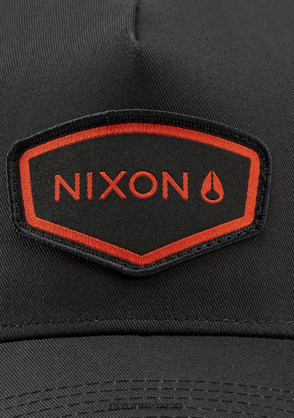 Nixon snapback vatios Z2VL2N419 accesorios negro/rojo