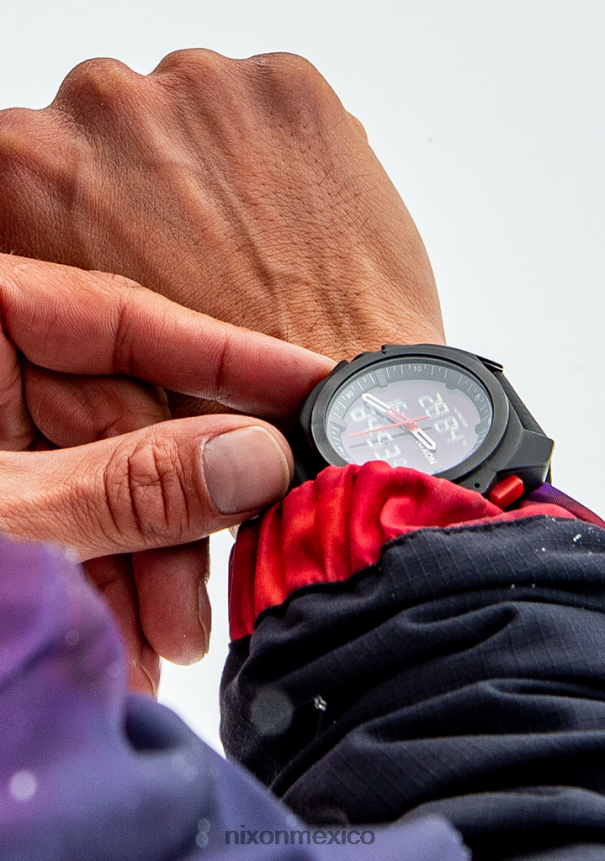 Nixon ripley Z2VL2N191 mirar negro/rojo