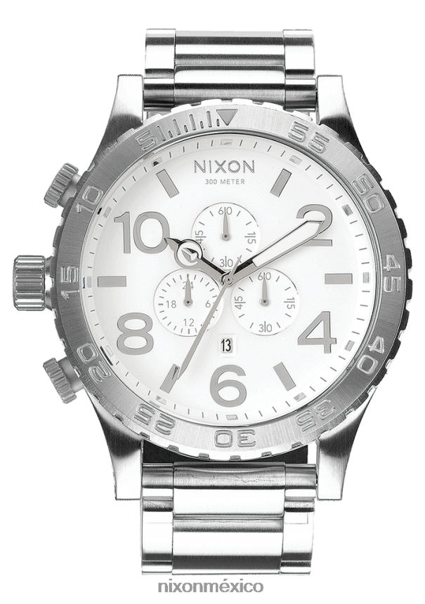 Nixon 51-30 crono Z2VL2N20 mirar alto brillo/blanco