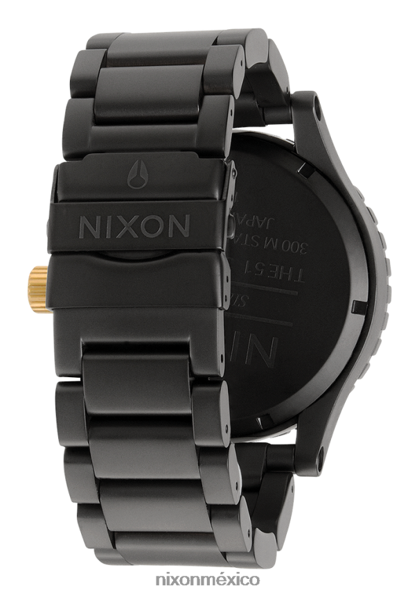 Nixon 51-30 crono Z2VL2N21 mirar negro mate/oro