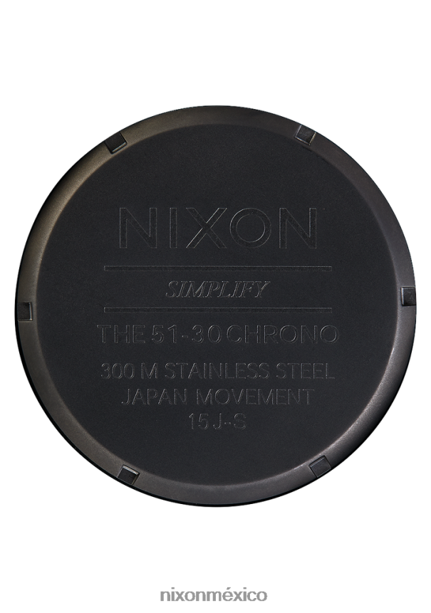 Nixon 51-30 crono Z2VL2N21 mirar negro mate/oro