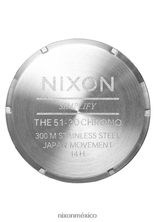 Nixon 51-30 crono Z2VL2N23 mirar oro plateado