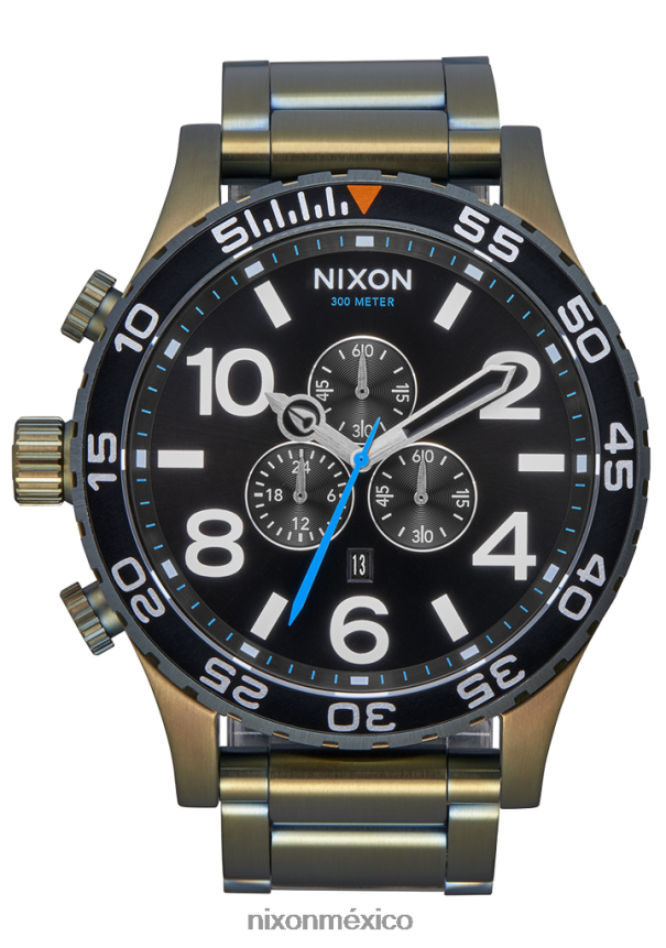 Nixon 51-30 crono Z2VL2N27 mirar rayo de sol negro/excedente