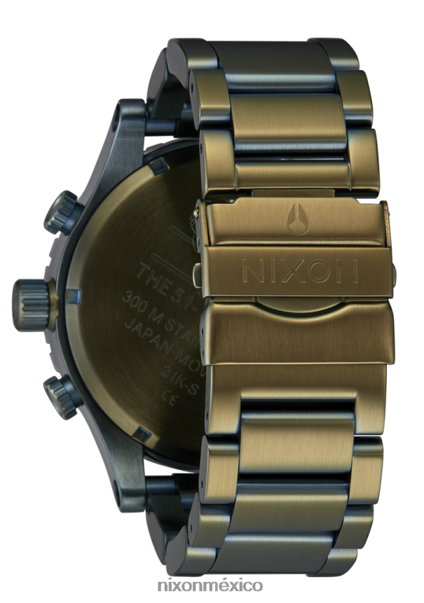 Nixon 51-30 crono Z2VL2N27 mirar rayo de sol negro/excedente