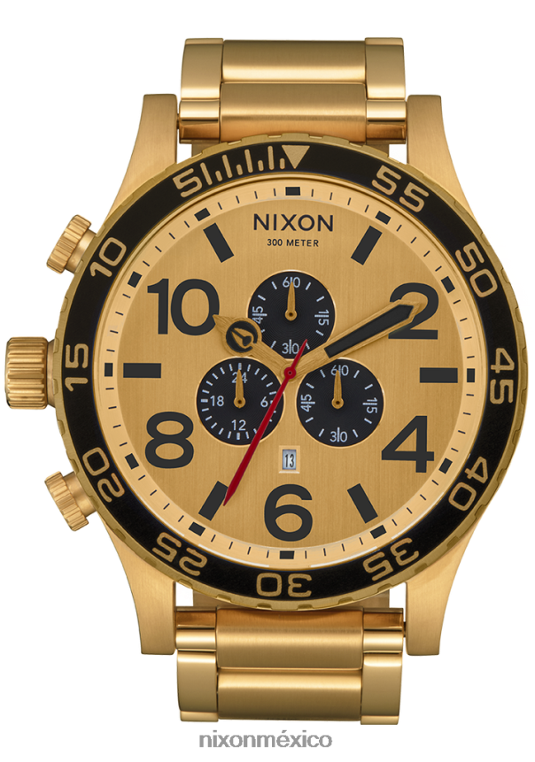 Nixon 51-30 crono Z2VL2N29 mirar todo dorado/dorado/negro