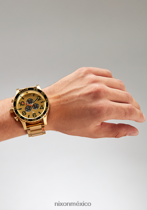 Nixon 51-30 crono Z2VL2N29 mirar todo dorado/dorado/negro