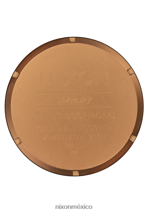 Nixon 51-30 crono Z2VL2N30 mirar bronce/negro