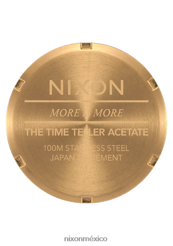 Nixon acetato del contador del tiempo Z2VL2N249 mirar tortuga negra