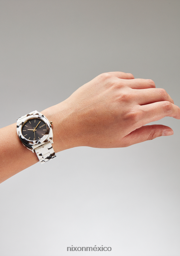 Nixon acetato del contador del tiempo Z2VL2N249 mirar tortuga negra