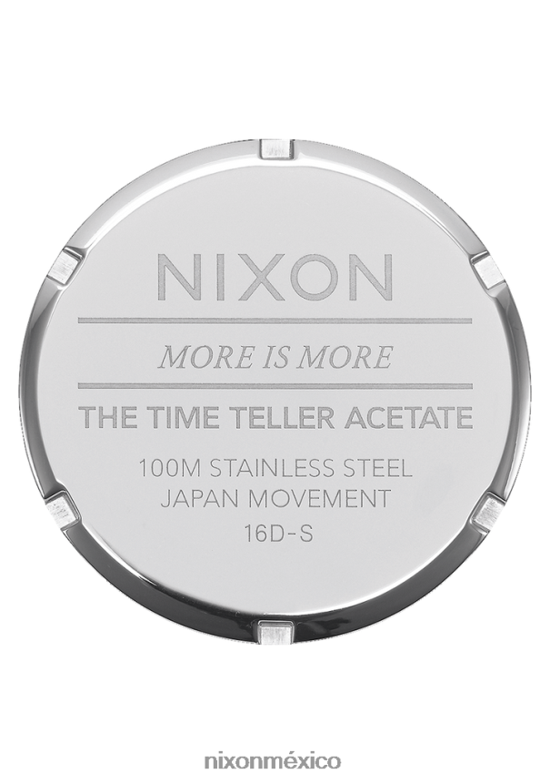 Nixon acetato del contador del tiempo Z2VL2N250 mirar rosa/plata