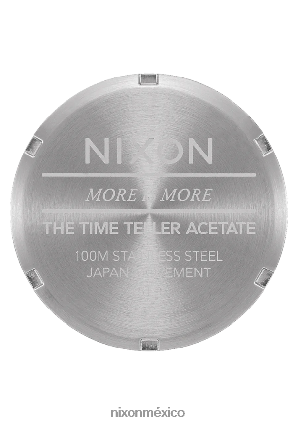 Nixon acetato del contador del tiempo Z2VL2N251 mirar tortuga rosa/nácar