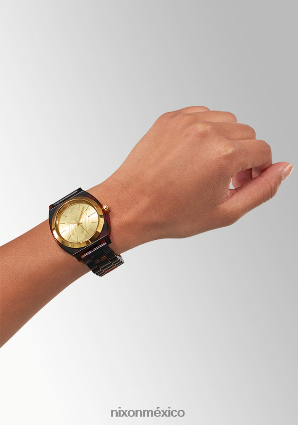 Nixon acetato del contador del tiempo de los Rolling Stones Z2VL2N256 mirar multicolor/oro