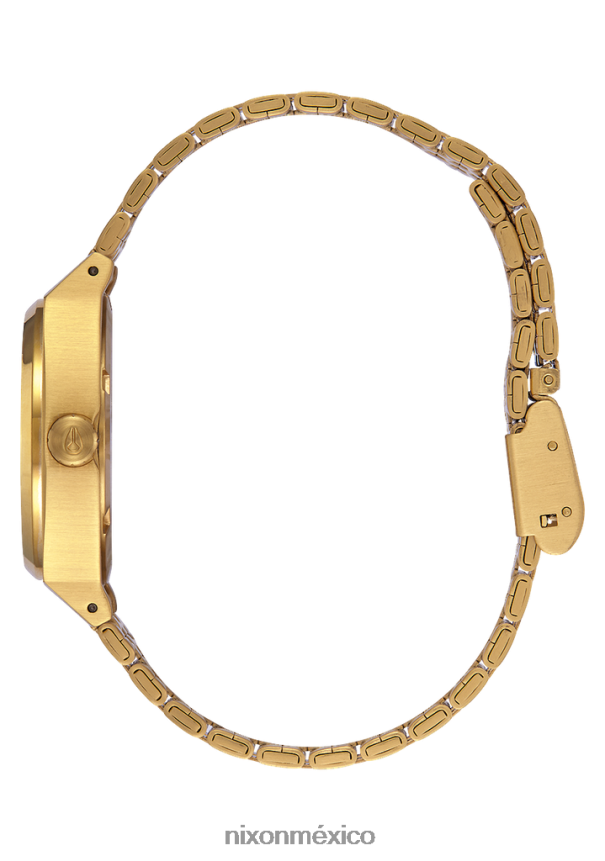 Nixon cajero de tiempo medio Z2VL2N224 mirar todo oro
