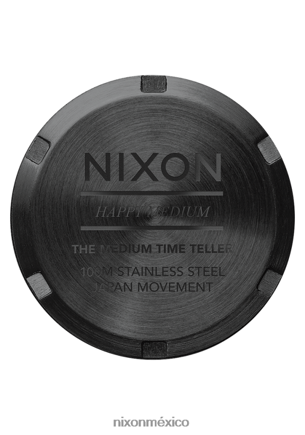 Nixon cajero de tiempo medio Z2VL2N226 mirar todo negro